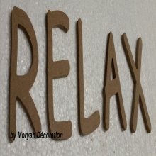 Carta decorativa de madeira RELAX