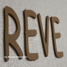 Carta decorativa em madeira REVE