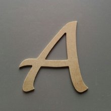 Carta MDF cru para pintar modelo LUCIDA HANDWRITING