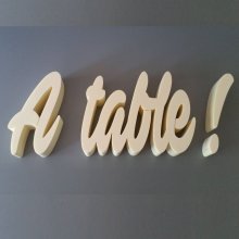 Cartas de poliestireno à mesa!