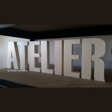 Carta decorativa de poliestireno ATELIER , altura 20 cm