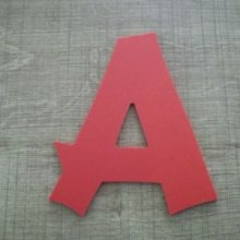 Letra plástica PVC cor CANCUN