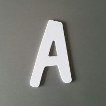 Letra plástica PVC DOM CASUAL