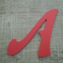 Letra plástica PVC cor FELIPE
