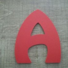 Letra plástica PVC cor HARLEQUIN