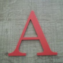 Letra plástica PVC cor LOFT