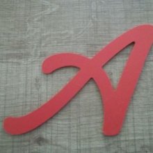 Letra plástica PVC cor LOMBRIZ