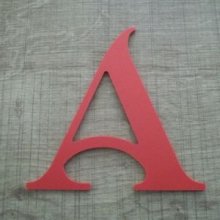 Letra plástica cor PVC SHANGRI LA