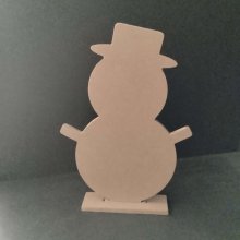 Suporte de madeira para decorar a SNOWMAN
